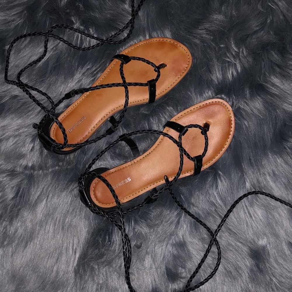 Express Lace Up Sandals